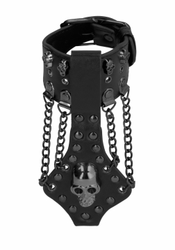 Bracelet with Skulls and Chains