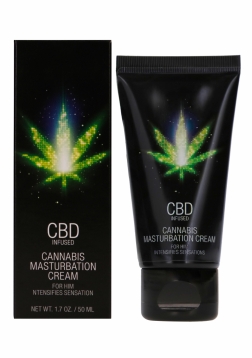 CBD Cannabis Masturbation Cream for Him - 2 fl oz / 50 ml