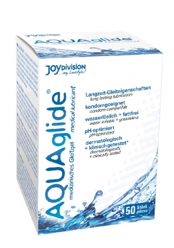 AQUAglide Neutral - Waterbased Anal Lubricant - Single Porions - 50 Pieces  0.1 fl oz / 50 Pieces 
