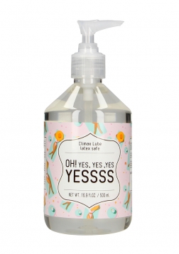 Climax Waterbased Lubricant - OH Yes. Yes. Yes. YESSSS - 17 fl oz / 500 ml