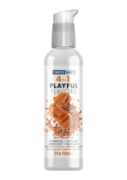 4 In 1 Lubricant with Salted Caramel Delight Flavor - 4 fl oz / 118 ml