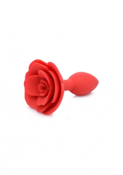 Booty Bloom - Silicone Rose Anal Plug - Medium