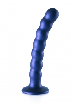 Beaded Silicone G-Spot Dildo - 6,5'' / 16,5 cm