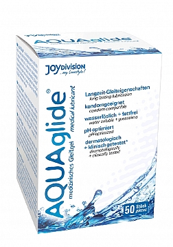 AQUAglide Neutral - Waterbased Anal Lubricant - Single Porions - 50 Pieces  0.1 fl oz / 50 Pieces 