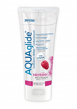 AQUAglide Neutral - Flavored Waterbased Lubricant - Raspberry - 3 fl oz / 100 ml