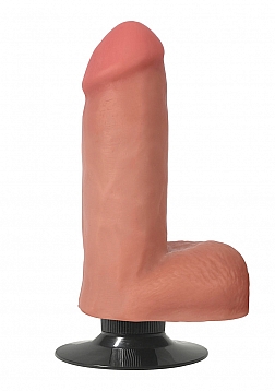 Vibrating Dildo with Balls - 6" / 15 cm