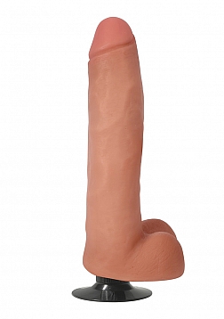 Vibrating Dildo with Balls - 11" / 28 cm