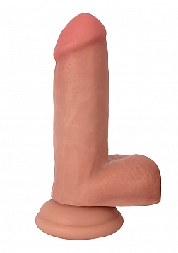 Bareskin Dildo with Balls - 6" / 15 cm