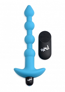 Vibrating Silicone Anal Beads and Remote Control