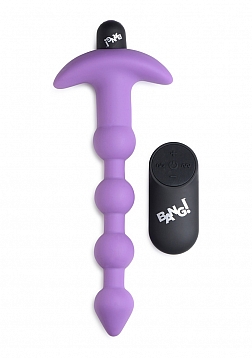 Vibrating Silicone Anal Beads and Remote Control