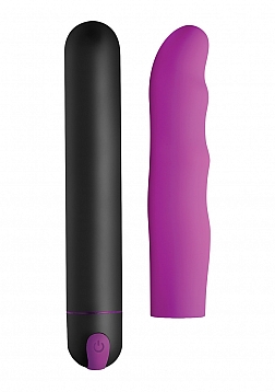 XL Bullet and Wavy Silicone Sleeve