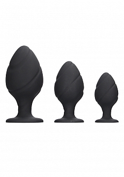 Swirled Butt Plug Set