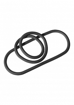 Silicone Slim Wrap Ring - Cockring / Ball Strap - 9" / 22 cm