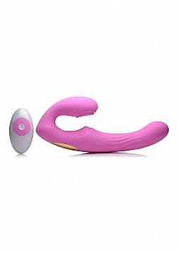 U-Pulse - Silicone Pulsating and Vibrating Strapless Strap-On