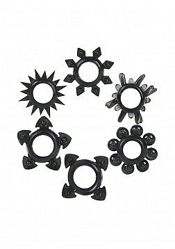Tower Of Power - Cockring Set - 6 Pieces
