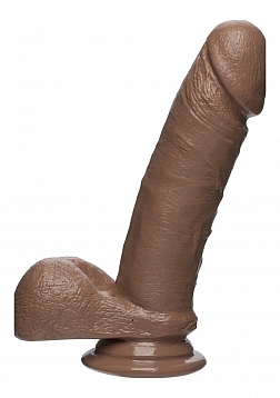 Perfect D - Realistic FIRMSKYN Dildo with Balls - 7" / 18 cm