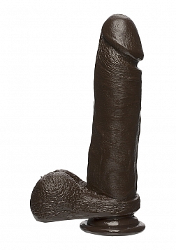 Perfect D - Realistic FIRMSKYN Dildo with Balls - 8" / 20 cm