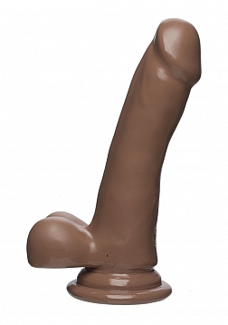 Slim D - Realistic FIRMSKYN Dildo with Balls - 6" / 15 cm