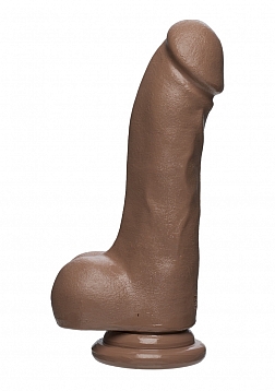 Master D - Realistic FIRMSKYN Dildo with Balls - 7" / 18 cm