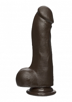 Master D - Realistic FIRMSKYN Dildo with Balls - 7" / 18 cm