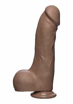 Master D - Realistic FIRMSKYN Dildo with Balls - 10" / 25 cm