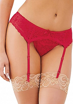 Lace Garter Belt Diamond