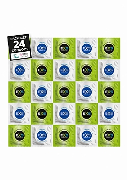 EXS Sensation Pack - Condoms - 24 Pieces