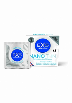 EXS Nano Thin - Condoms - 3 Pieces