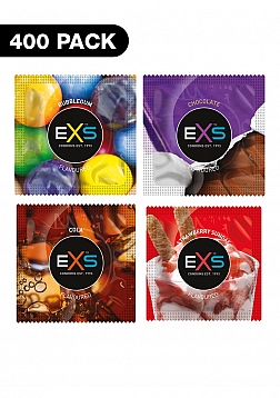 EXS Mixed Flavored - Condoms - 400 Pieces