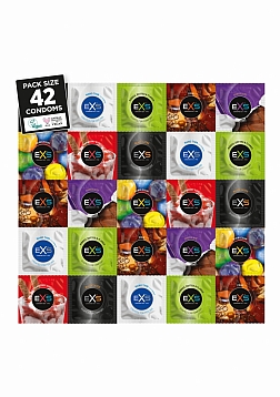 EXS Variety Pack 1 - Condoms - 42 Pieces