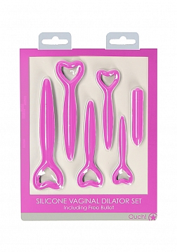 Ouch! - Silicone Vaginal Dilator Set - Pink
