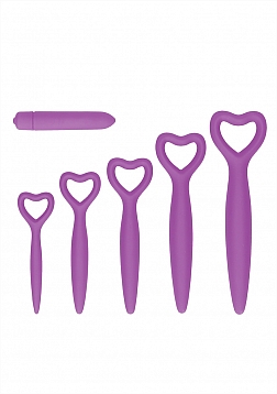 Ouch! - Silicone Vaginal Dilator Set - Purple