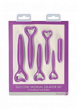 Ouch! - Silicone Vaginal Dilator Set - Purple
