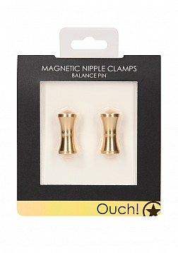 Ouch! - Magnetic Nipple Clamps - Balance Pin - Gold