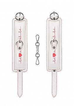 Ouch! - Ankle Cuffs - Nurse Theme - White