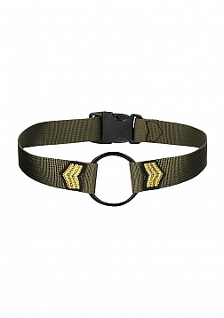 Ouch! - O-Ring Gag - Army Theme - Green