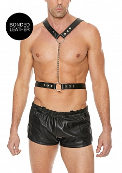 Twisted Bit Leather Harness - One Size