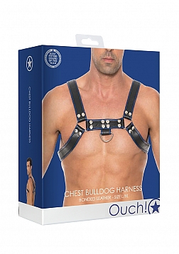 Ouch! - Chest Bulldog Harness - L/XL - Blue