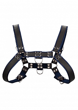 Ouch! - Chest Bulldog Harness - S/M - Blue