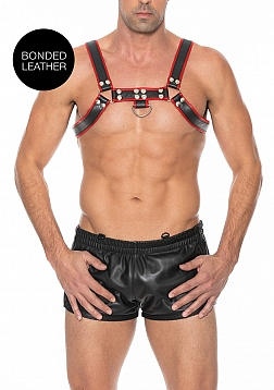 Ouch! - Chest Bulldog Harness - S/M - Red