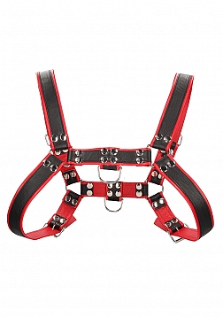 Ouch! - Chest Bulldog Harness - S/M - Red