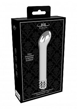 Royal Gems - Jewel - ABS Rechargeable Bullet - Silver