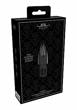 Royal Gems - Glitter - ABS Rechargeable Bullet - Gunmetal
