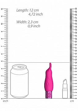 Royal Gems - Sparkle - Silicone Rechargeable Bullet - Pink