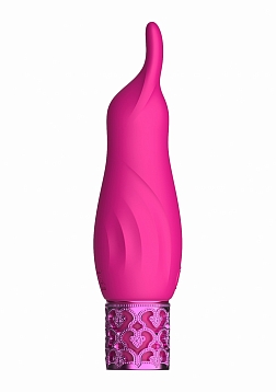 Royal Gems - Sparkle - Silicone Rechargeable Bullet - Pink
