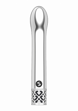 Royal Gems - Jewel - ABS Rechargeable Bullet - Silver