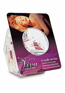 Viva Cream Arousal Gel - Fishbowl - 50 Pieces