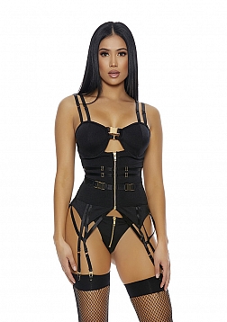 On Your Buckle List - Bustier Set - S