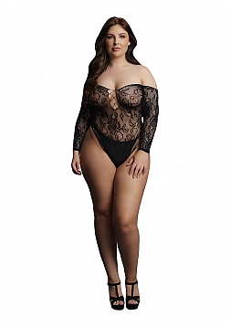 Wonder Rhinestone Bodysuit - Plus Size