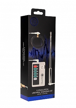 Ouch! - E-stim Urethral Sounding Set - Large - Silver